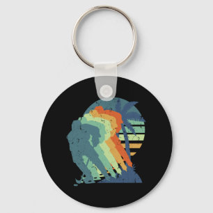 Llavero Hincha Retro Jugador de Hockey sobre Hielo Hockey