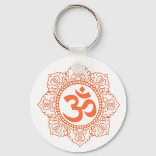 LLAVERO HINDU - BUDDHA SÍMBOLOS OM, OHM