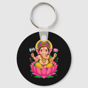 Llavero Hindú Ganesh Puja Dios Elefante India Meditación Y