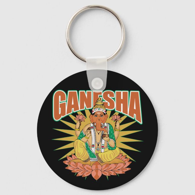 Llavero Hindu Ganesha (Anverso)