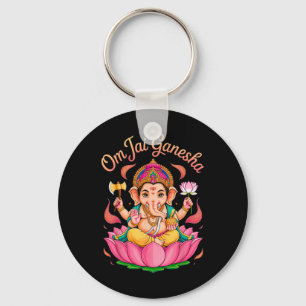 Llavero Hindu Ganesha Puja Dios Elefante India Meditación 