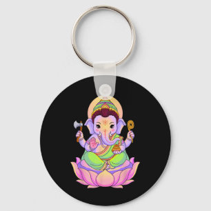 Llavero Hindu Ganesha Puja Dios Elefante India Meditación