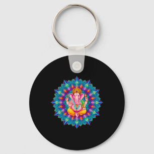 Llavero Hindu Ganesha Puja Dios Elefante India Meditación