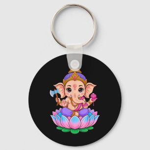 Llavero Hindu Ganesha Puja Dios Elefante India Meditación