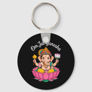 Llavero Hindu Ganesha Puja Dios Elefante India Meditación