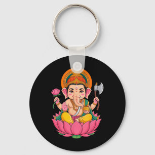 Llavero Hindu Ganesha Puja Dios Elefante India Meditación 