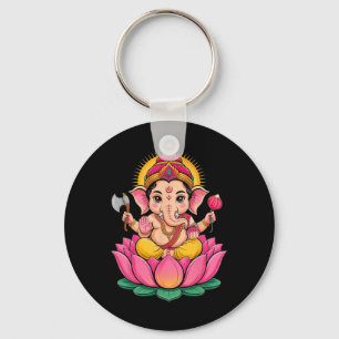 Llavero Hindu Ganesha Puja Dios Elefante India Meditación 