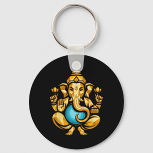 Llavero Hindu Ganesha Puja Dios Elefante India Meditación 