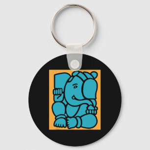 Llavero Hindu Ganesha Puja Dios Elefante Yoga Meditación M