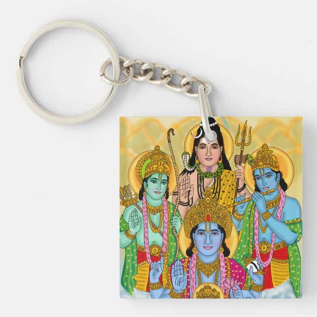 Llavero Hindu Gods Keychain (Frente)