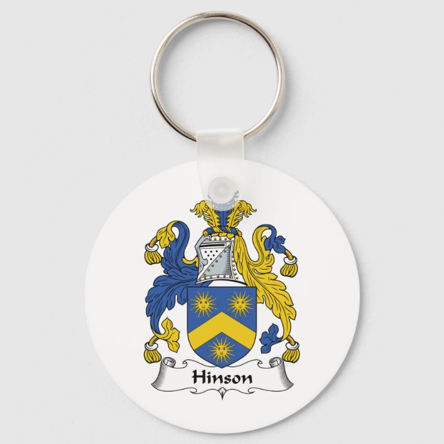 Llavero Hinson Family Crest (Anverso)