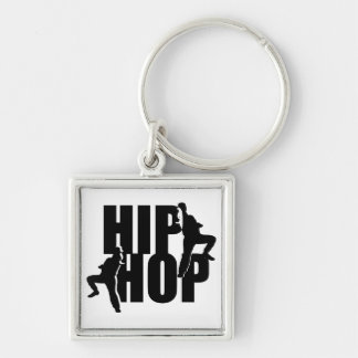Llavero Hip Hop Chicas de danza Textos Diseño Keychain