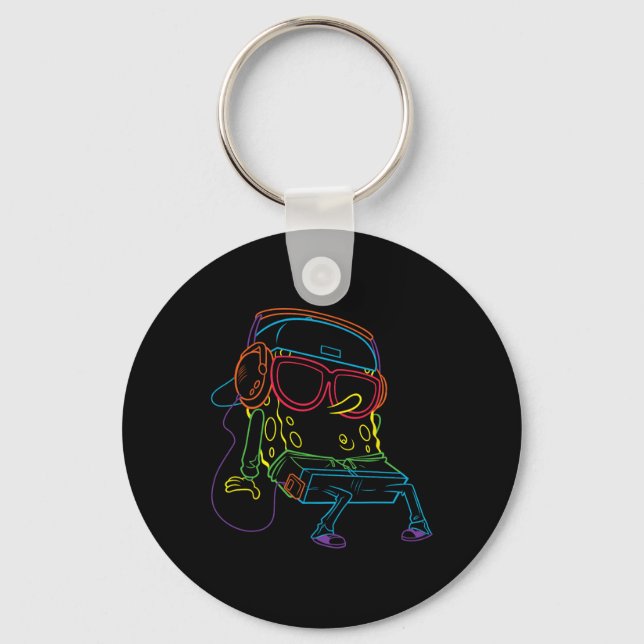 Llavero Hip Hop de Squarepants (Anverso)