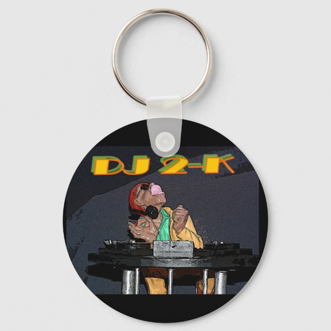 Llavero Hip Hop DJ 2-K Keychain (Anverso)