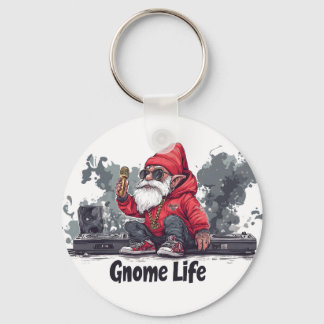 Llavero Hip Hop Gnome Ilustracion - Gnome Life