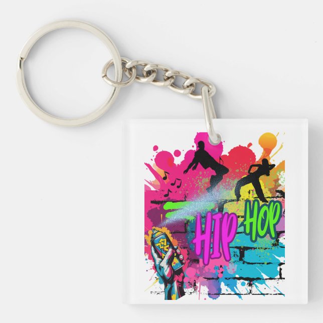 Llavero  Hip-Hop Street Art  (Frente)