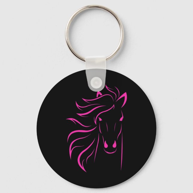 Llavero Hípica Regalos Mujeres Hombres Ecuestres Caballo (Anverso)