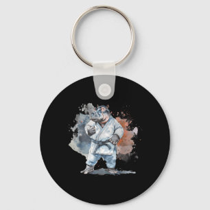 Llavero Hipopótamo de Karate Artes Marciales MMA Taekwondo