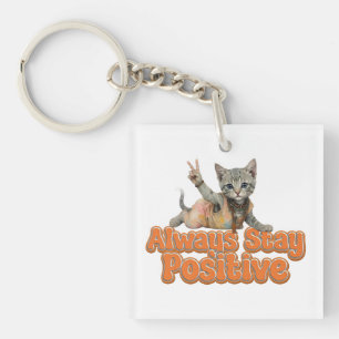 Llavero Hippie de paz personalizado-eslovaco personalizado