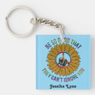 Llavero Hippie de paz personalizado-eslovaco personalizado