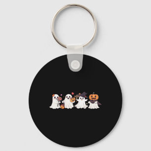 Llavero Hippie Halloween dulce fantasma Boo espeluznante b