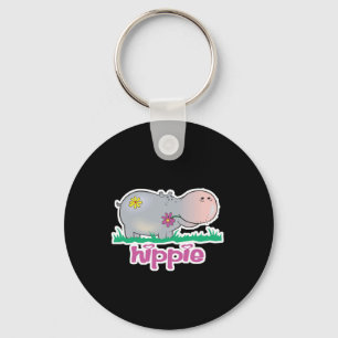 Llavero hippie hippo