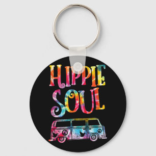 Llavero Hippie Tie Dye Van Hippie Soul