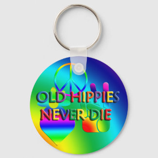 Llavero Hippies viejos nunca mueren Keychain