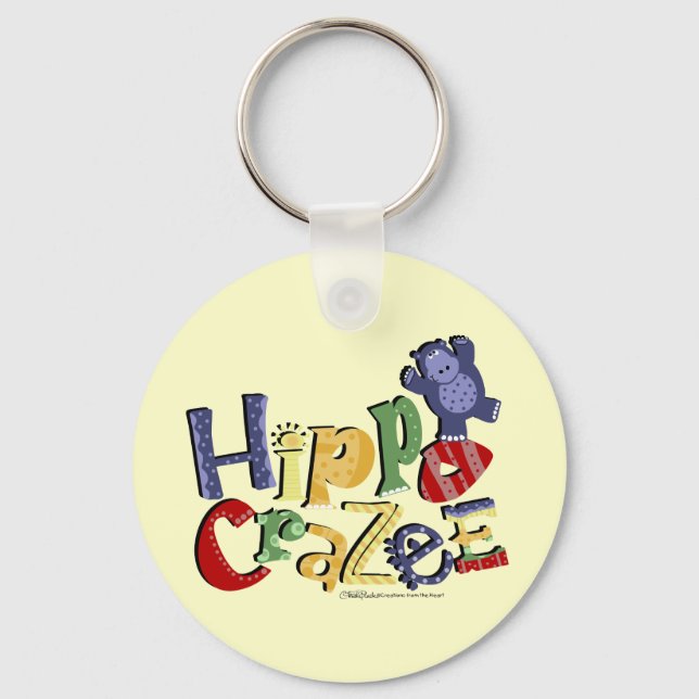 Llavero Hippo Crazee (en colores claros) (Anverso)