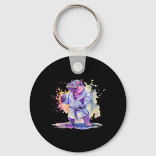 Llavero Hippo de Kickboxing Artes Marciales Karate Jiu-Jit