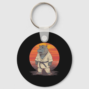 Llavero Hippo de Kickboxing Artes Marciales Karate Jiu-jit