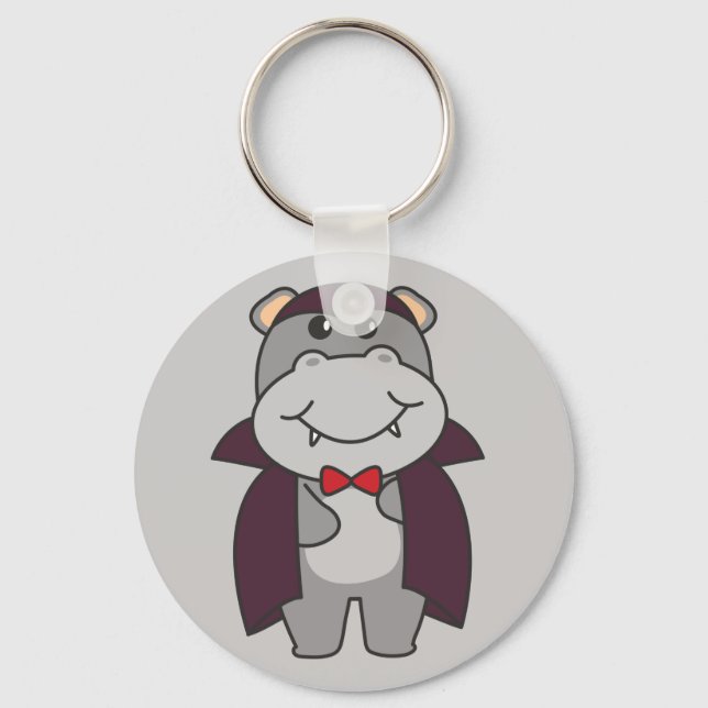 Llavero Hippo Halloween Cute Devil Vampistez Keychai (Anverso)