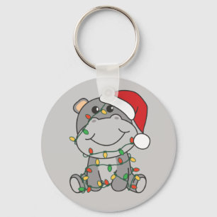 Llavero Hippo Navidades Animales de Invierno Hippos Keycha