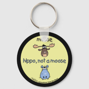 Llavero ¡Hippo-no-a-moose!