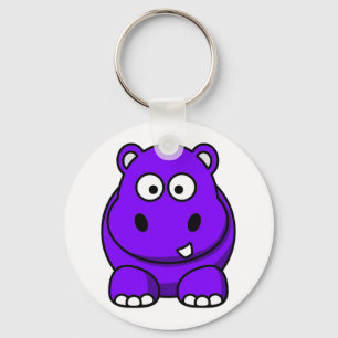 Llavero Hippo Purple