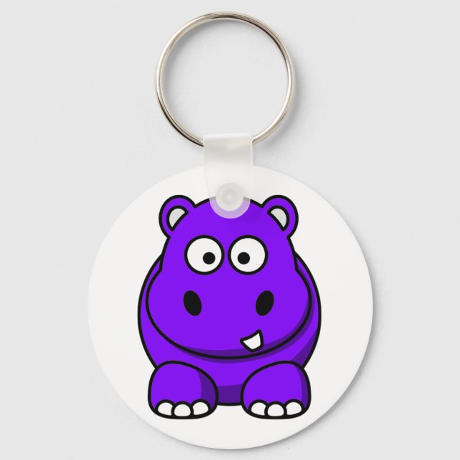 Llavero Hippo Purple (Anverso)