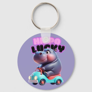 Llavero Hippo Ride Keychain