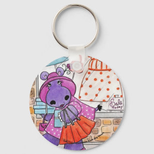Llavero Hippo Shopping-Hippo shop-a-lot amus!