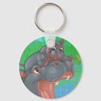Llavero Hippo Splash Keyring