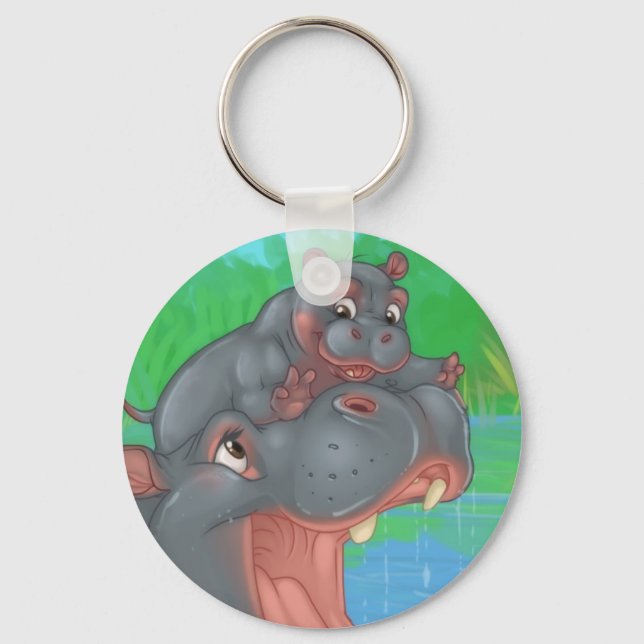 Llavero Hippo Splash Keyring (Anverso)