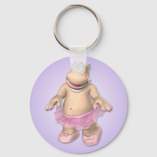 Llavero Hippo Tutu Keychain (Anverso)