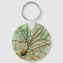 hippocampal neurona verde - Keychain