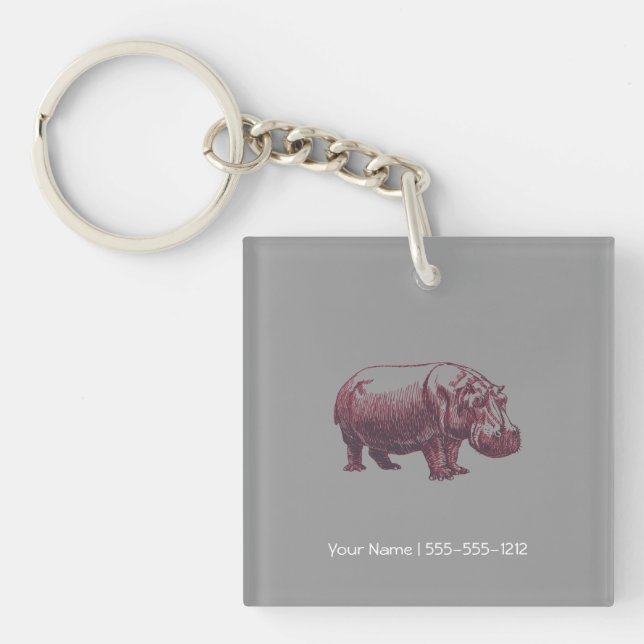 Llavero Hippopotamus (Frente)