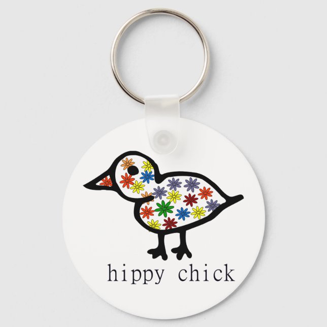 Llavero Hippy Chick (Anverso)