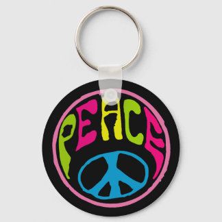 Llavero Hippy Peace Sign