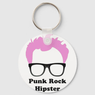 Llavero Hipster de rock de punk