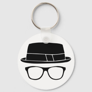 Llavero Hipster Fedora
