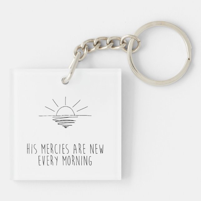 Llavero His Mercies Are New Every Morning (Atrás)