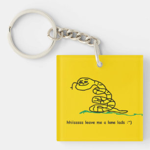 Llavero Hisssss Déjame Solo Muchachos Parodia de Gadsden