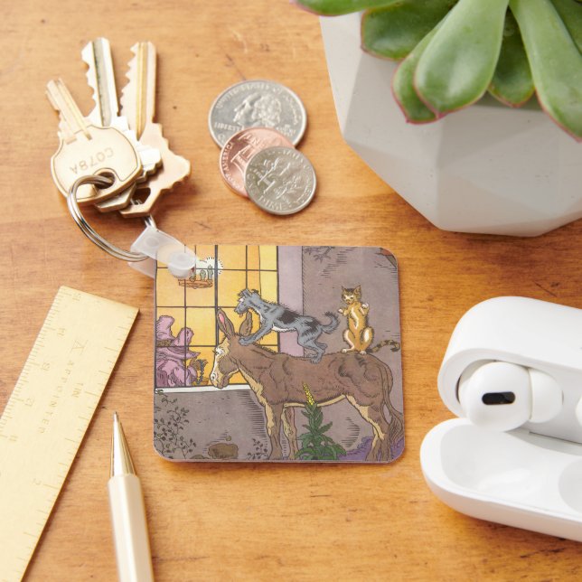 Llavero Historia de hadas de cosecha, músicos de Bremen, H (Escritorio )